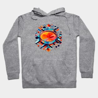 Abstract Petri Dish: Artistic Scientific Design Hoodie